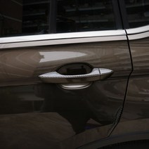 폭스바겐 티구안 올스페이스 내부 도어 손잡이 커버-리얼카본, 올스페이스(18년식-)_손잡이 테두리