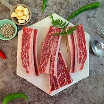 명절 추석 우대갈비 초이스등급 1kg 미국산쇠고기 캠핑고기, 숏커팅(롱커팅의반)