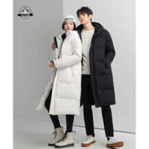 Bersdnor 겨울 데일리 뉴트럴 롱 패딩 패션 아웃도어 커플 롱 패딩