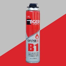초고난연 방화용 폴리우레탄폼 타이거폼B1 건용750ml 틈새충진 방습 결로방지