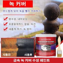 금속 녹 커버 수성 페인트 친환경적인 수성 재료 100g, 금속 녹 커버 수성 페인트100g*2, 1개