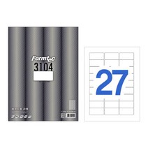 PGM*^몰폼텍 바코드용 라벨 LS-3104 100매 스티커 프린트용지 라벨지 디자인지 용라벨 만들기^^췤pgm, a^^옵션없슴