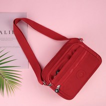 나들이 레드 가방 엄마 캐주얼 숄더백 50대