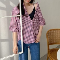 [수키] 캐주얼 체크셔츠 1074476