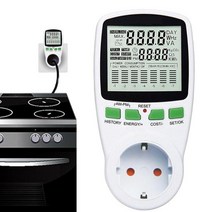 소비 전력 측정기 분석기 계량기 미터 전기 모니터링 디지털 디스플레이 홈 계 전기 전압, 유럽 ​​연합