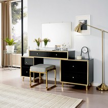 루비 1000 확장형 화장대, 블랙