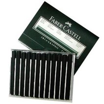 파버카스텔 PITT 압축목탄 (12개입), 129906(ES-Extra Soft)