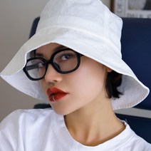 플랍 남녀공용 두꺼운 검정 뿔테 기리보이 자외선차단 패션 안경테