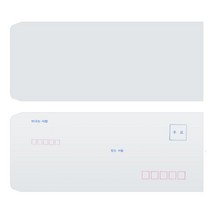 오피스존 A4봉투 인쇄유 인쇄무 100매 우편봉투 편지O 편지봉투 _ 6501209EA, $ 인쇄무