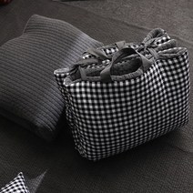 순면 깅엄체크 어린이집 낮잠이불어린이집 낮잠이불, 낮잠패드만 체크블랙