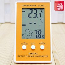 thermo hygrometer J624 탁상용 디지털온습도계 실내온도계습도계, 1세트