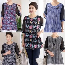 로즈맘 엄마옷 로즈맘 맨드라미인견블라우스