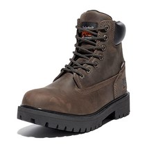 Timberland 프로 남성용 다이렉트 어태치 6인치 소프트 토 부츠 브라운 오일 풀 그레인 9 US, 10, Brown Oiled Full Grain