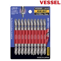 베셀 BW-814 양날 십자드라이버 양용 비트 세트 10pcs