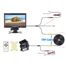 카플레이무선 무선카플레이 무선카플레이모니터 카플레이모니터 메이튼안드로이드오토 파인드라이브네비게이션거치대 차량용 후방 카메라 트레일러 주차 역전 디스플레이 쉬운 인치, 3.700A-BUS-10M
