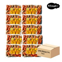 [희주몰] 지키미 통통 삼색 수제모듬소시지 1kg x 10개 1box