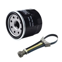 오일 필터 자동차 자동 제거 도구 캡 스패너 스트랩 렌치 60mm 120mm 혼다 CB1000R CB1300 용 직경 조절 가능, Oil Filter Set