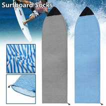 shortboard funboard 윈드 서핑 보드 니트 수상 스포츠 롱 양말 커버 탄성 보호, CHINA, 파란색 200x50