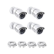 ZOSI 8CH 5MP PoE 홈 보안 카메라 시스템 2TB 하드 드라이브 H.265+ 8채널 NVR 시스템 및 8피스 유선 야외 내후성 36.6m(120피트) 야간 시야 IP, 5MP POE-4Cam