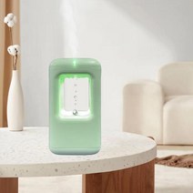 무중력 가습기 초음파식 물멍Portable Air Humidifier with Antigrity Water Droplet 500ml Auto Shut Off, 03 green