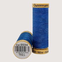 독일 Gutermann 면사 100 재봉사 바느질실 퀼트실 손바늘 실, 5534
