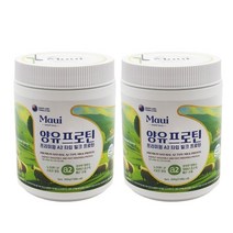 마우이 프리미엄 양유 프로틴 파우더, 2통, 200g