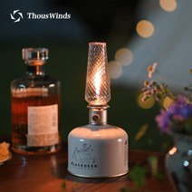 Thous Winds 캠핑 유투버 스노우 피크 램프 유리 커버 액세서리, b 레트로 실 투명