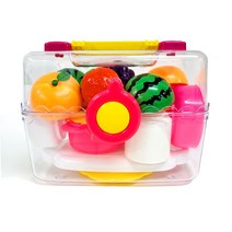 금성토이스 헬로우 바니 싱싱 과일 소꿉놀이 세트 딸기 사과 모형 창의력 자르기 아기 유아 장난감 썰기 시장 주방, 단품
