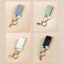 튜모 자동차 스마트 키케이스 키링 키홀더 TPU 골드라인 키커버 K5DL3 스포티지NQ5 쏘렌토MQ4 니로 카니발KA4 셀토스 K8GL3 EV6 모하비더마스터 올뉴K7 봉고3, 스트랩, 올리브그린