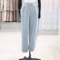 ab.f.z sh06 코로듀이 밴딩 기모 블루 팬츠 DDIX1QP32