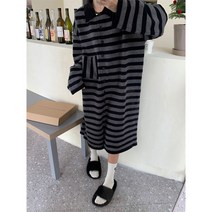 카라 단가라 니트원피스 롱기장 캐주얼 데일리