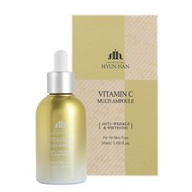 HYUNHAN 현한 비타민 C 피부 코팅 밀착흡수 생기발랄 피부 케어 미백 MULTI AMPOULE
