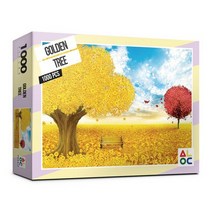 황금 돈나무 직소퍼즐 AL3012, 혼합색상, 1000피스