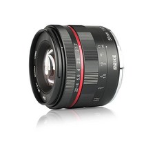 올림푸스 파나소닉 루믹스 M4/3 MFT 마운트 카메라 GH4 GH5 GH6 OM-1 및 BMPCC와 호환되는 50mm F1.7 대형 조리개 수동 초점 프라임 렌즈, 협동사, 니콘 1