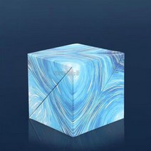변경 가능한 마그네틱 매직 큐브 퍼즐 스트레스 방지 장난감 성인 입방체 70 가지 이상의 모양으로 변환, blue 2