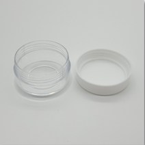 여행용 화장품 소분통 투명 원형 크림통 미니 샘플통 10g, 1개