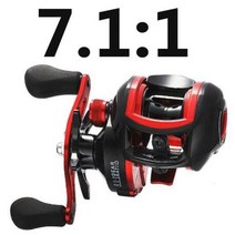 수심측정릴 디지털낚시릴 수심체크릴 장구통릴 Q amp L 18 1BB 811 미끼 주조 baitcasting 8kg shimano 용 로우 프로파일, 7.1+오른손