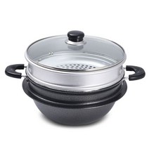 꽃게 찜기 미니 찜솥 소형 찜통 찜요리 찜기채반 스텐 눌림방지 떡찜, 상품선택, 22cm, 상품선택 22cm