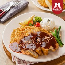 마녀바스켓 이진범 장인의 바삭! 튀겨나온 통등심 돈까스 4팩 (돈까스소스 4개 개별 포장) 외~, 치즈돈까스 4팩+소스 4개