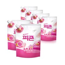 섬유유연제 리필 2300ml 6개 핑크로즈