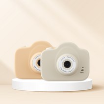 이지드로잉 뉴 키즈 카메라 유아용 어린이 디카 사진기 어린이집 선물 2000만화소, SD카드 32GB, 크림베이지