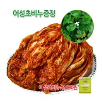 국내산 유기농 어성초 포기김치 3kg, 어성초포기김치