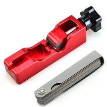 자동차 스파크 플매트 카펫 러그 갭 툴 전극 압축 10mm 12mm 14mm 16mm 고터보 파워 키트 32 블레이드 필러 게이지 포함, [02] WHITE