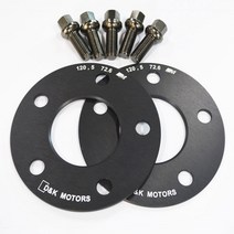 D&K MINI 미니쿠퍼 허브스페이스 프리미엄 3mm+롱볼트 112x5홀 휠옵셋 휩교체 R56 F56