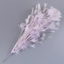 공예용깃털 펜 먼지털이 25-30 CM 길이 터키 깃털 꽃 트림 공예 Diy 홈 파티 머리 장식 웨딩 염색 여러 가, 11 Light Purple
