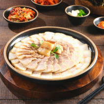 [100% 삼겹살] 수제 돼지고기 삼겹 보쌈 수육 [찐 전주맛집 끝강족발] 냉장 슬라이스, 300g, 2팩, 냉장 수제 삼겹보쌈