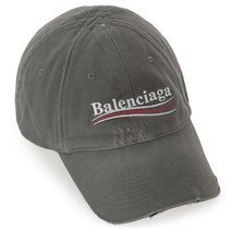 발렌시아가 22FW 로고 폴리티컬 캠피인 볼캡 719363 1290