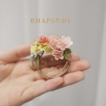 Rhapsody 사이즈 80 이집트면 크로셰 니트 태팅 스레드 레이스 10 그램 184 야드 봄 마카롱 23 색, DIY Brooch, size 80