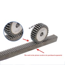 웜기어 베벨기어 톱니바퀴 1Pcs Mod 5 평 기어 5M 1227 톱니 45 탄소강 두꺼운 15mm 기계식 변속기 피니언, 10 21 Teeth