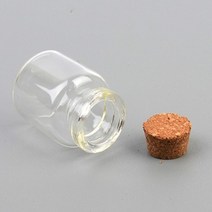 코르크 원형 미니 유리 병 인테리어 방향제 디퓨저 통, 사이즈, 30x60mm